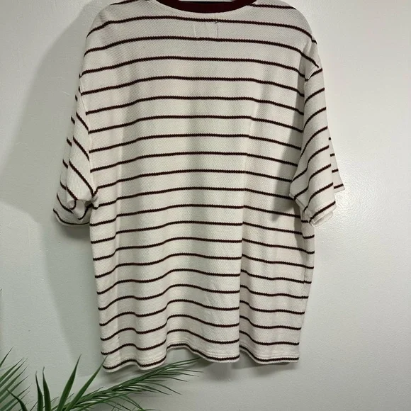 Pacsun Island Textured Stripe T-Shirt - Picture 5 of 5